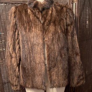 Vintage Luxurious Mink Jacket in Rich Brown